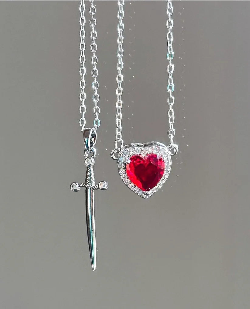 Heart Sword Pendant