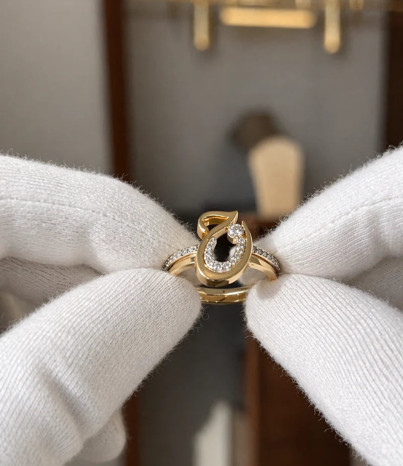 Diamond-Encrusted Ring